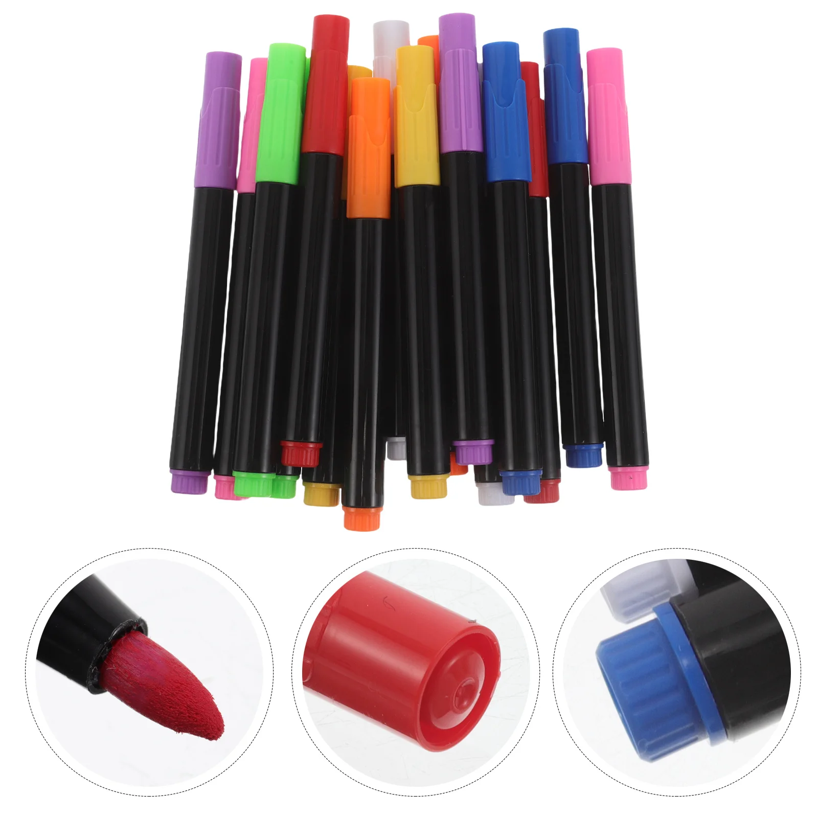 

Набор из 16 маркеров для сухого стирания, водорастворимые чернила, тонкий наконечник, жидкий мел, стираемые маркеры для окон, для детского творчества и школы