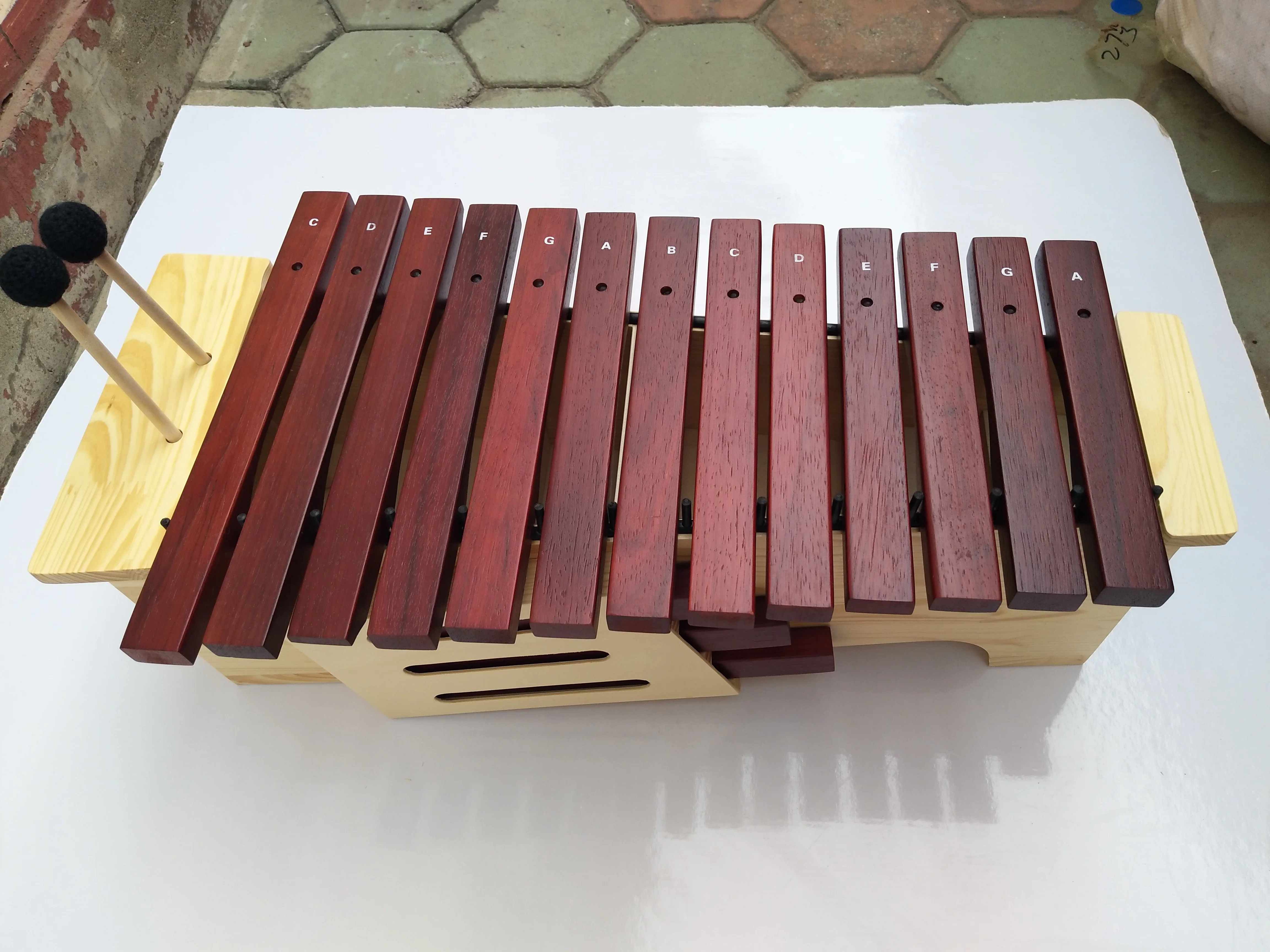 Hot Sale Promotion Price Wooden Bar Xylophone