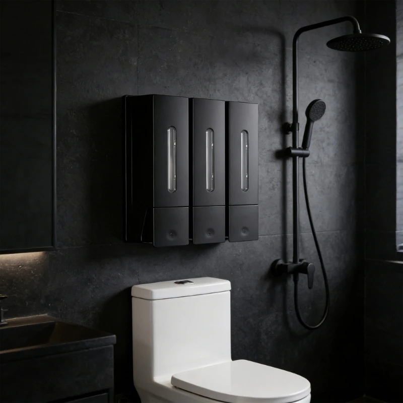  Modern Shower Soap Dispenser Large Capacity No Drilling Required Simple Installation