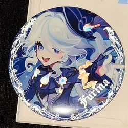 Anime Game Cosplay Reflective Badges Focalors Furina Pins Collection Breastpin for Bags Clothes exquisite Gifts