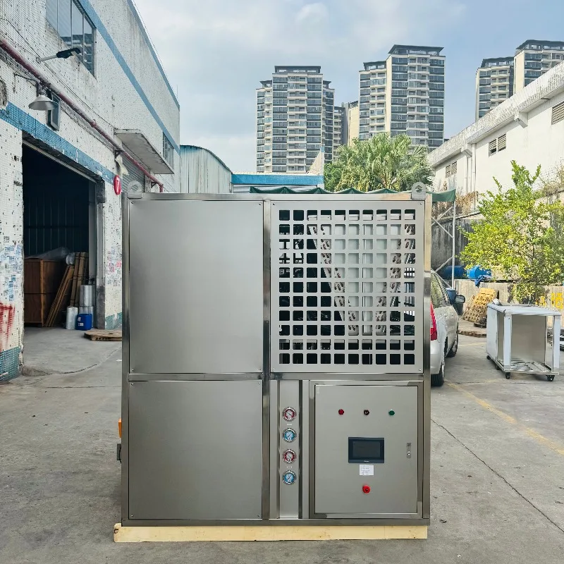 Customized Industrial 2000kg 24h Ice Cube Machine Square Ice Maker 500kg Bin Double Compressor Stainless Steel Bar Hotel