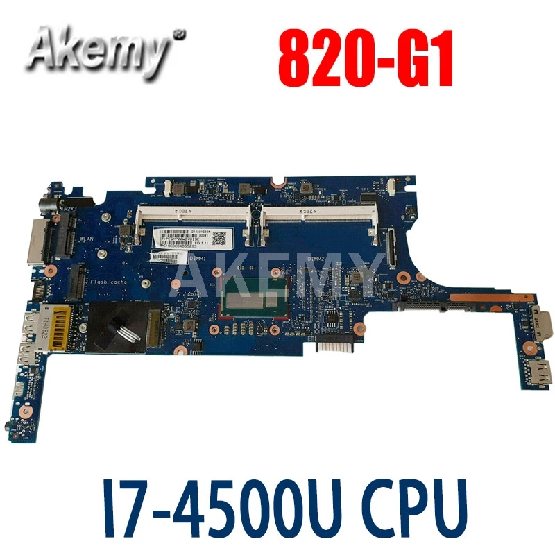 

Материнская плата для ноутбука HP 820 G1 6050A2630701 i5 i7 4-го поколения 802496-0C1 778829-001 731066-601 802499-001 Материнская плата EliteBook