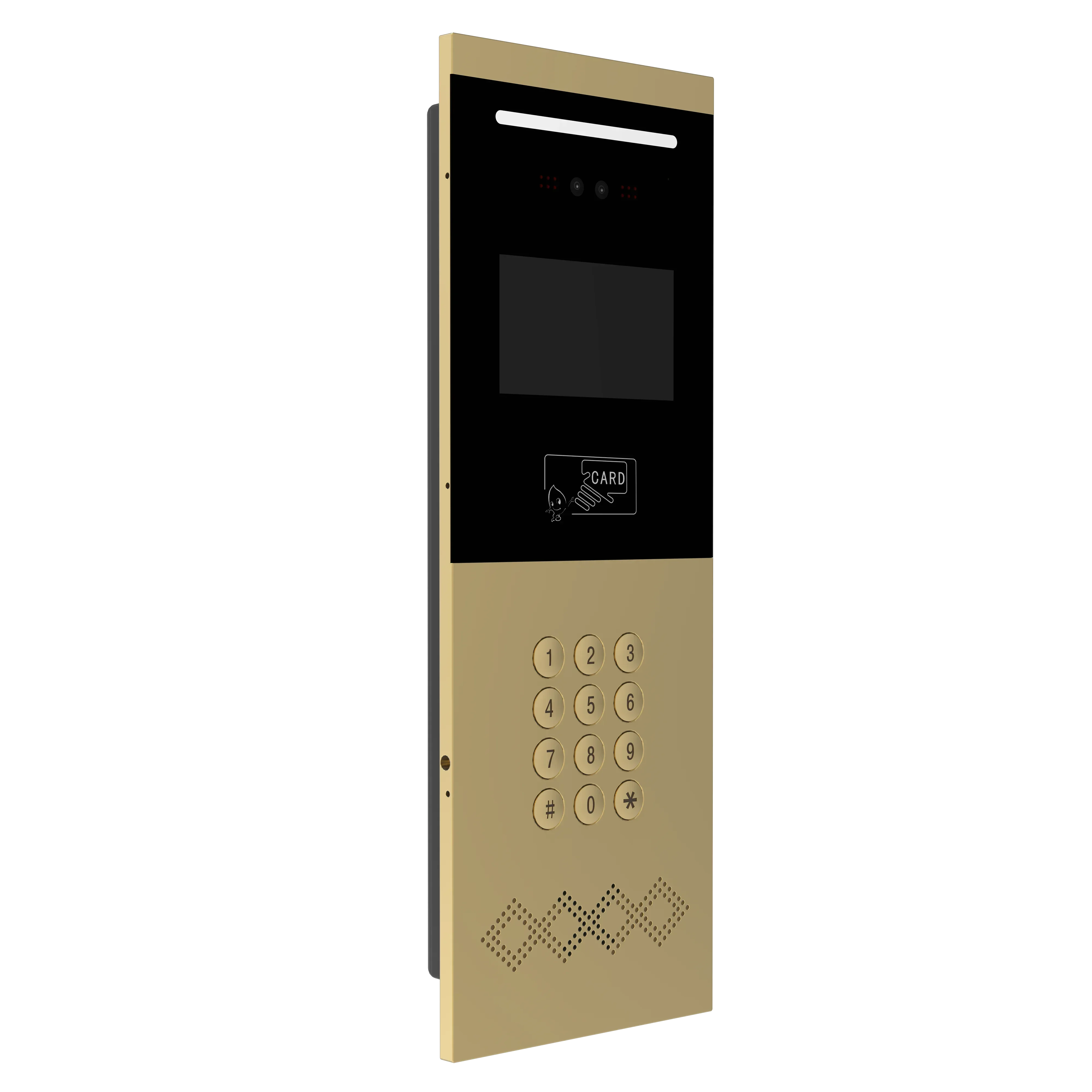 Popular Factory Wholesale 4.3 inch Video Door Phone IP Video Door Entry Security System Smart Apartment Intercom