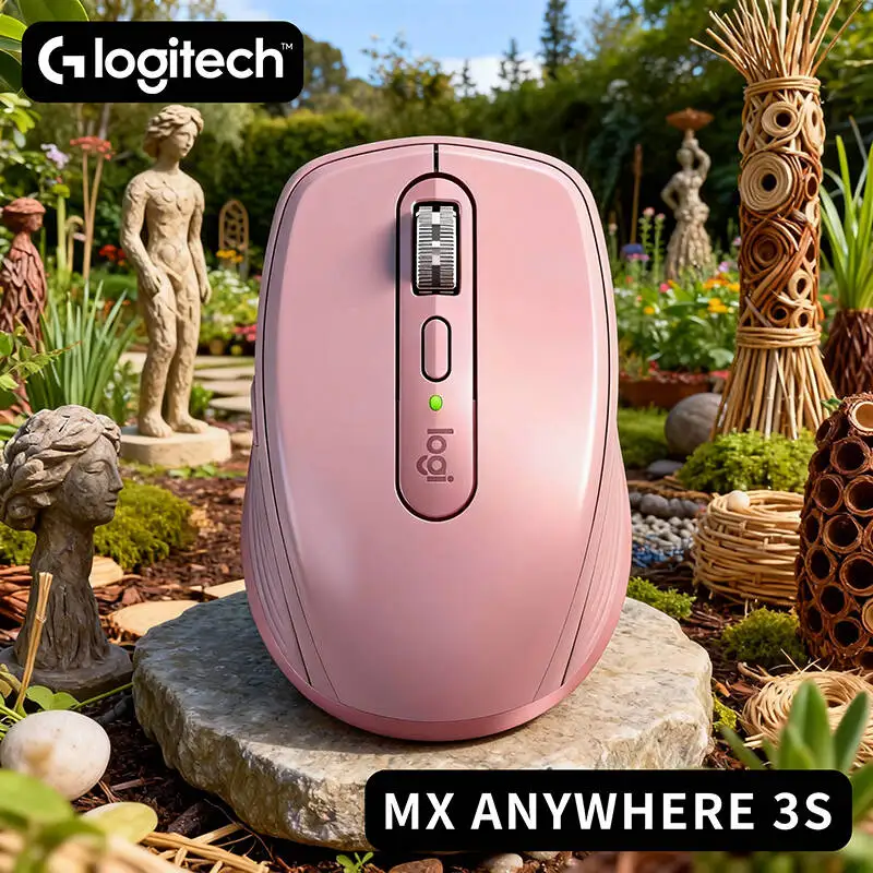 

Компактная мышь Logitech MX Anywhere 3S — стекло с отслеживанием 8K DPI, удобное касание, скоростное колесо, синхронизация 3 устройств, зарядка через USB-C