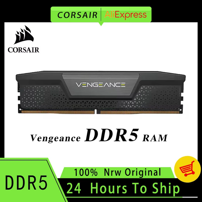 Corsair Vengeance DDR5 RAM 16GB 32GB 5200 5600 6000 6400MHz Intel Optimized Desktop Memory Onboard Voltage Regulation XMP 3.0