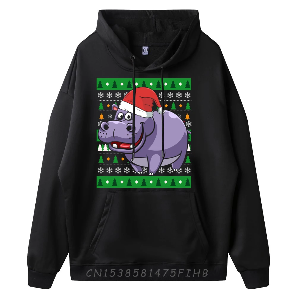 Egypt Animal Hippo Ugly Christmas Fall Clothes Aesthetic Designer Clothes Men Men Christmas Sweater Long Sleeve