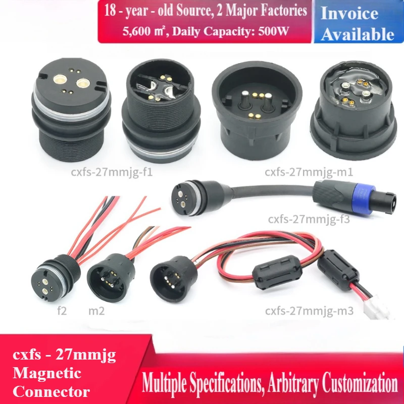 Conector tranvía impermeable y a prueba de stupidez macho y hembra cable de datos de succión magnética fuerte cabezal de datos de fuente de alimentación de carga