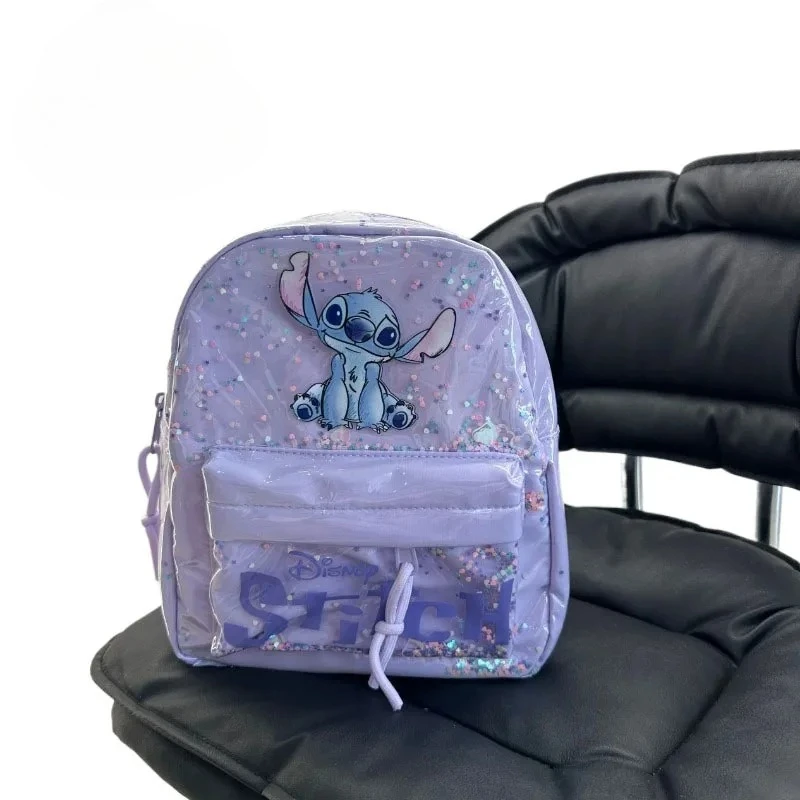 

Disney New School Season New Stitch Cartoon Cute Sequin Boys and Girls School Bag Kindergarten Children's Backpack
