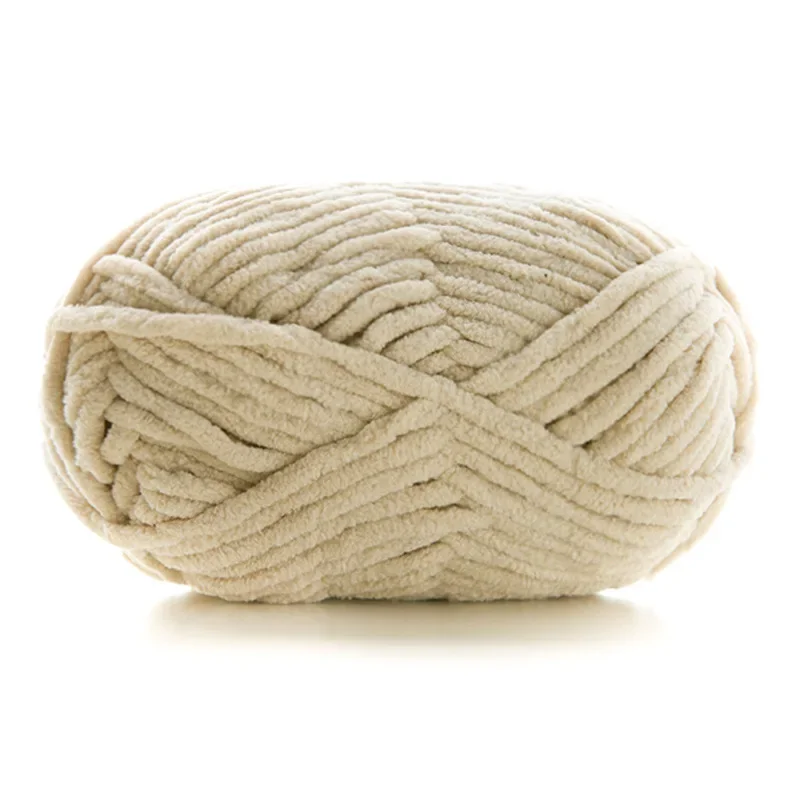 Soft Thick Chenille Yarn Balls, Hand DIY Crochet Knitting Yarn for Scarf Pillow Blanket Making