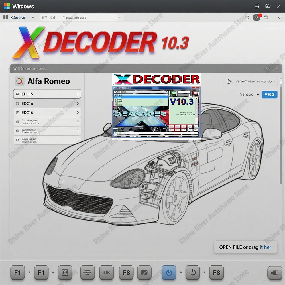 

Latest Car Software XDecoder 10.3 DTC Remover Software for Laptops - DTC off Delete Error Disable Tool for Multiple Laptop Model