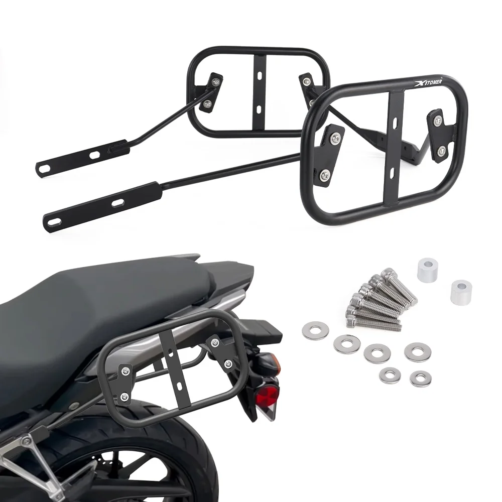 

Fit For HONDA CB500X 2013-2021 2022 2023 2024 Motorcycle Side Luggage Racks Saddlebag Support Bar Mount Brackets Pannier Rack