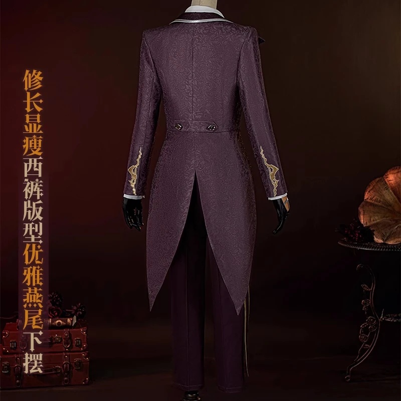 Luca Balsa Prisoner Cosplay Game Identity V Anime Men Handsome Uniform Role Play Clothing Halloween Concert Costume Pre-sale