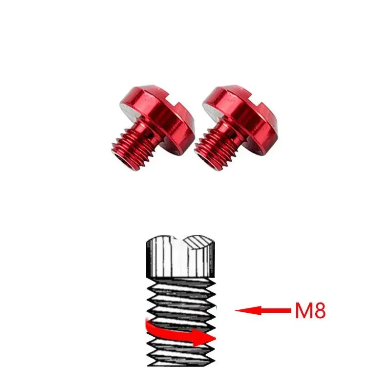 2pcs M8/10 CNC Motorcycle Accessories Rear View Mirror Hole Plugs Screws Aluminum Alloy Parts Modification