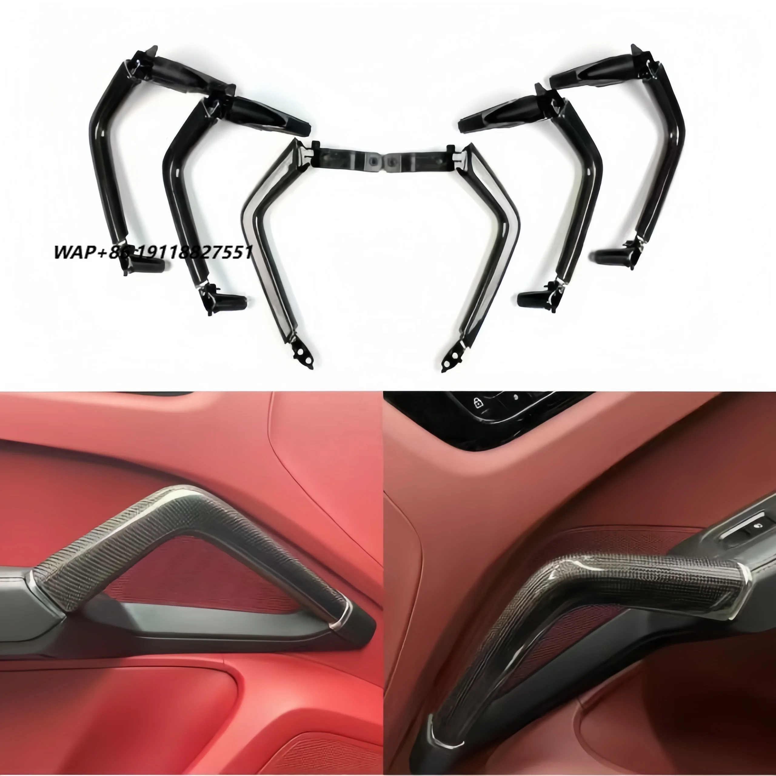 For   18-25 Carbon Fiber Armrests, Carbon Fiber Door Handles
