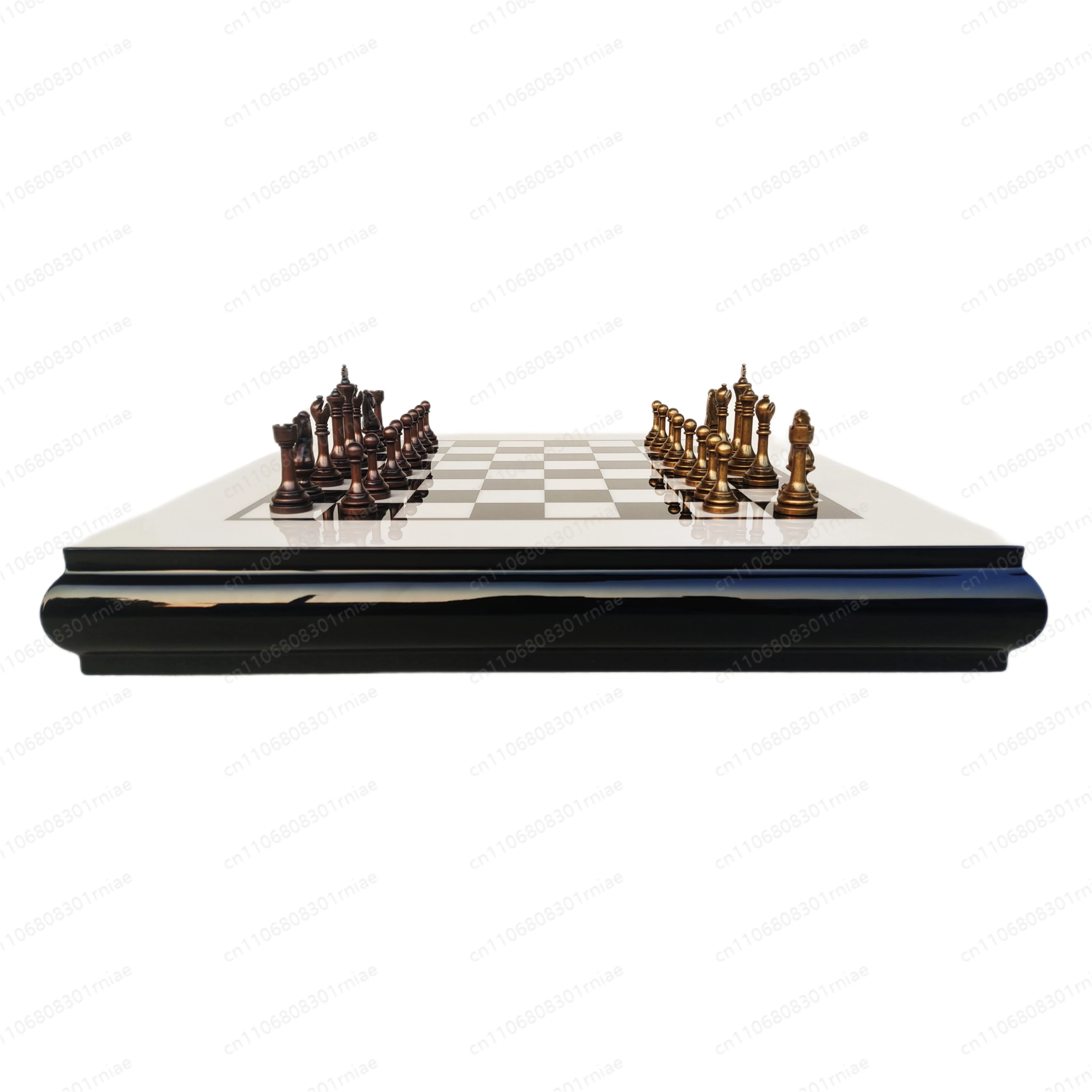 Luxury handmade children's chess set supplier of high-quality wooden piano paint with drawers