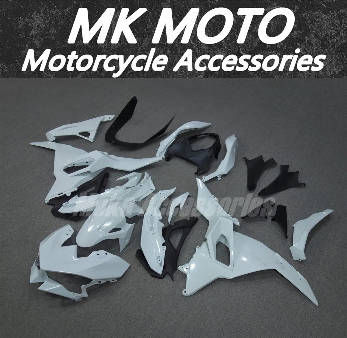 

Комплект кузова мотоцикла для Ninja500 2024-2025, комплект обтекателей, подходит для высокого качества, инъекция ABS, неокрашенный, новый