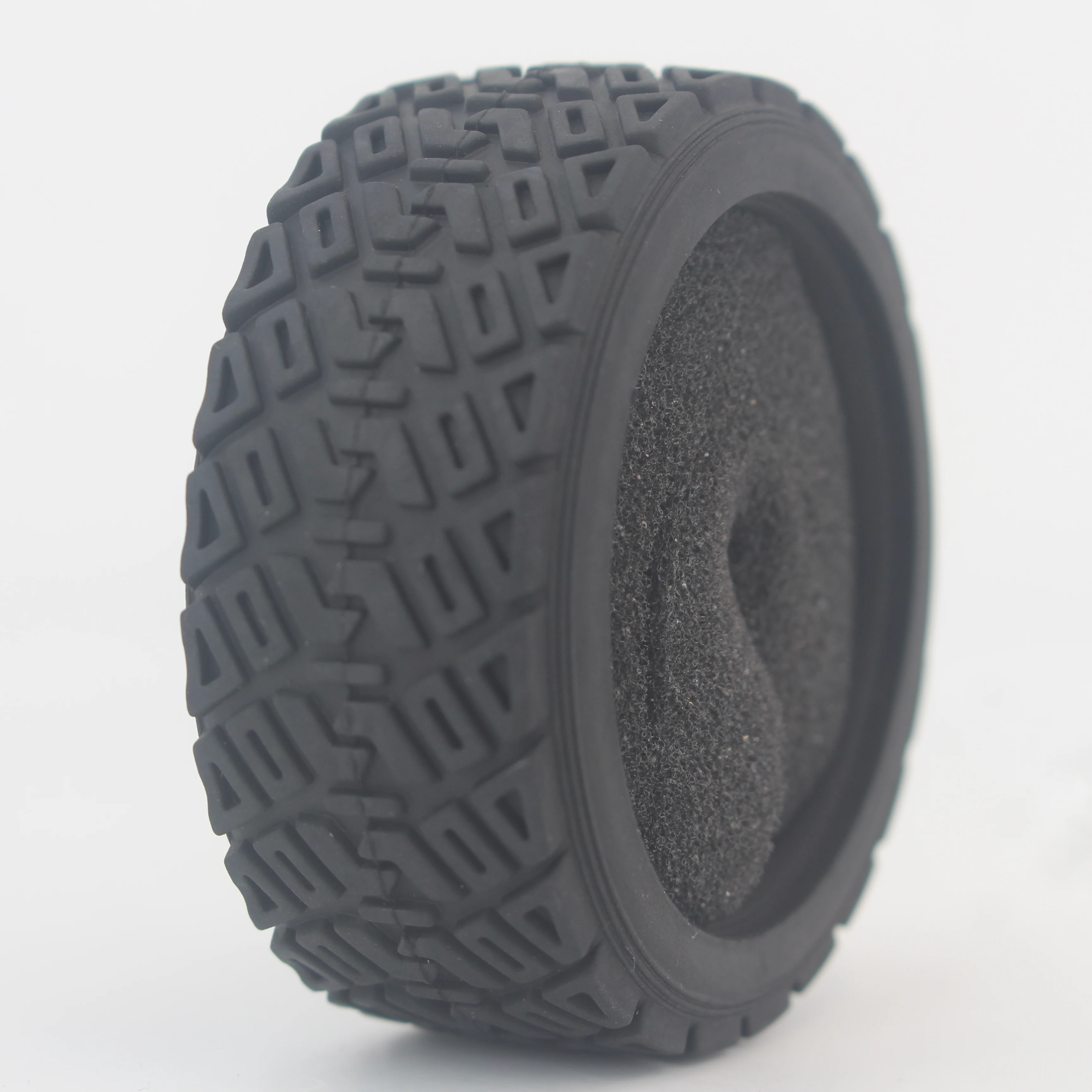 4pcs 1/10 Rubber Tires Tyre Rally Tire fits for 1:10 Touring Car 1/10 Tire HSP HPI Kyosho Sakura Tamiya Yokomo 21106