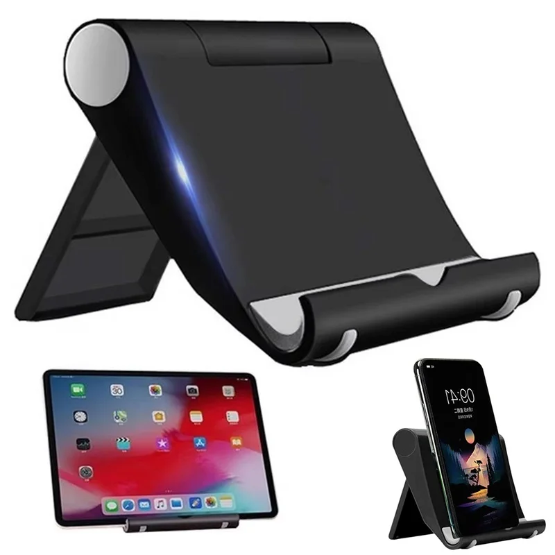 Universal Tablet Bracket Portable Desktop Cell Phone Holder Foldable Adjustable Moblie Phone Stand For iPad iPhone Xiaomi Tablet