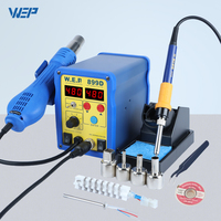 WEP 2-IN-1 Soldering Station With Fast Heating Solder Iron Hot Air Gun Heat Gun Desoldering Welding Machine for SMD DIY Repair