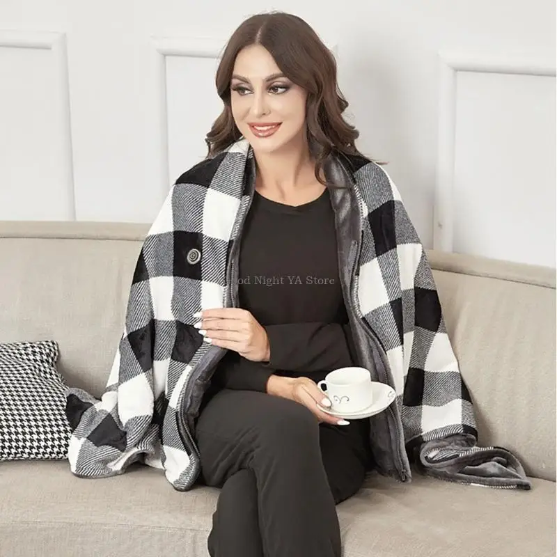 居心地の良い加熱ショルダーラップ高速加熱技術usb加熱ショール調節可能なネックスカーフ毎日の暖かさをお楽しみください