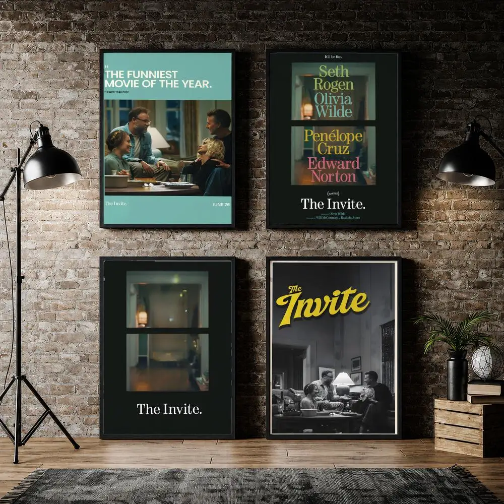 2026 Comedy Film The I-Invite Poster Pvc HD Peel and Stick Modern poster Home Office Living Room Dining Room Wall Decor