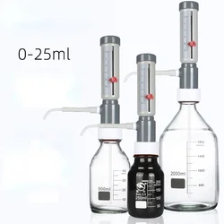 Laboratory Bottle- top Dispenser Gispenser 0-25ml Sleeve Type Adjustable Quantitative Separator