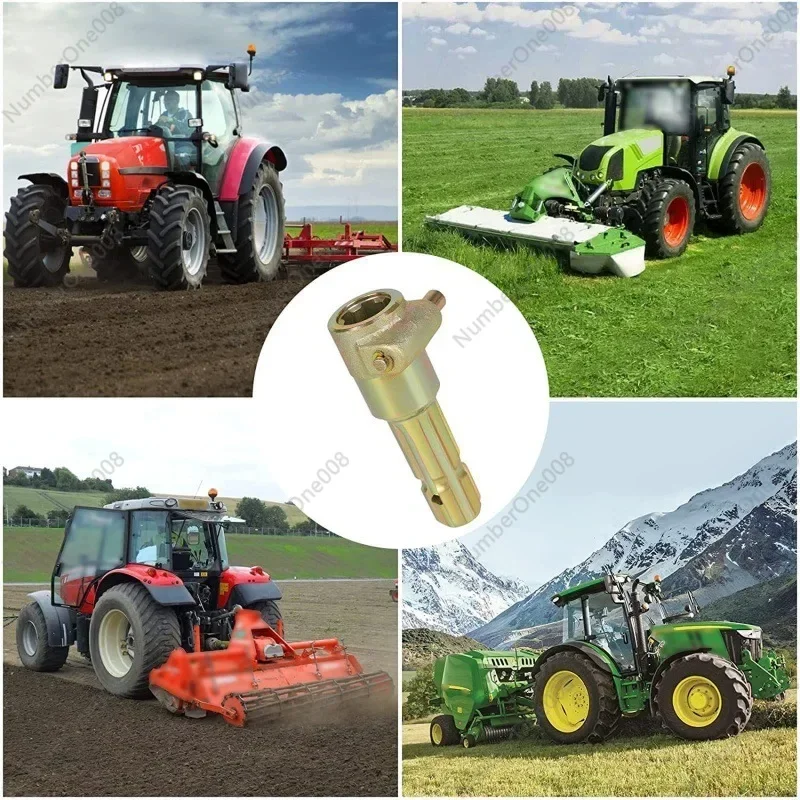 محول توسيع PTO جديد مطور 1-3/8 بوصة و6 شرائح من الداخل، 1-3/8 بوصة و6 شرائح خارجية #4