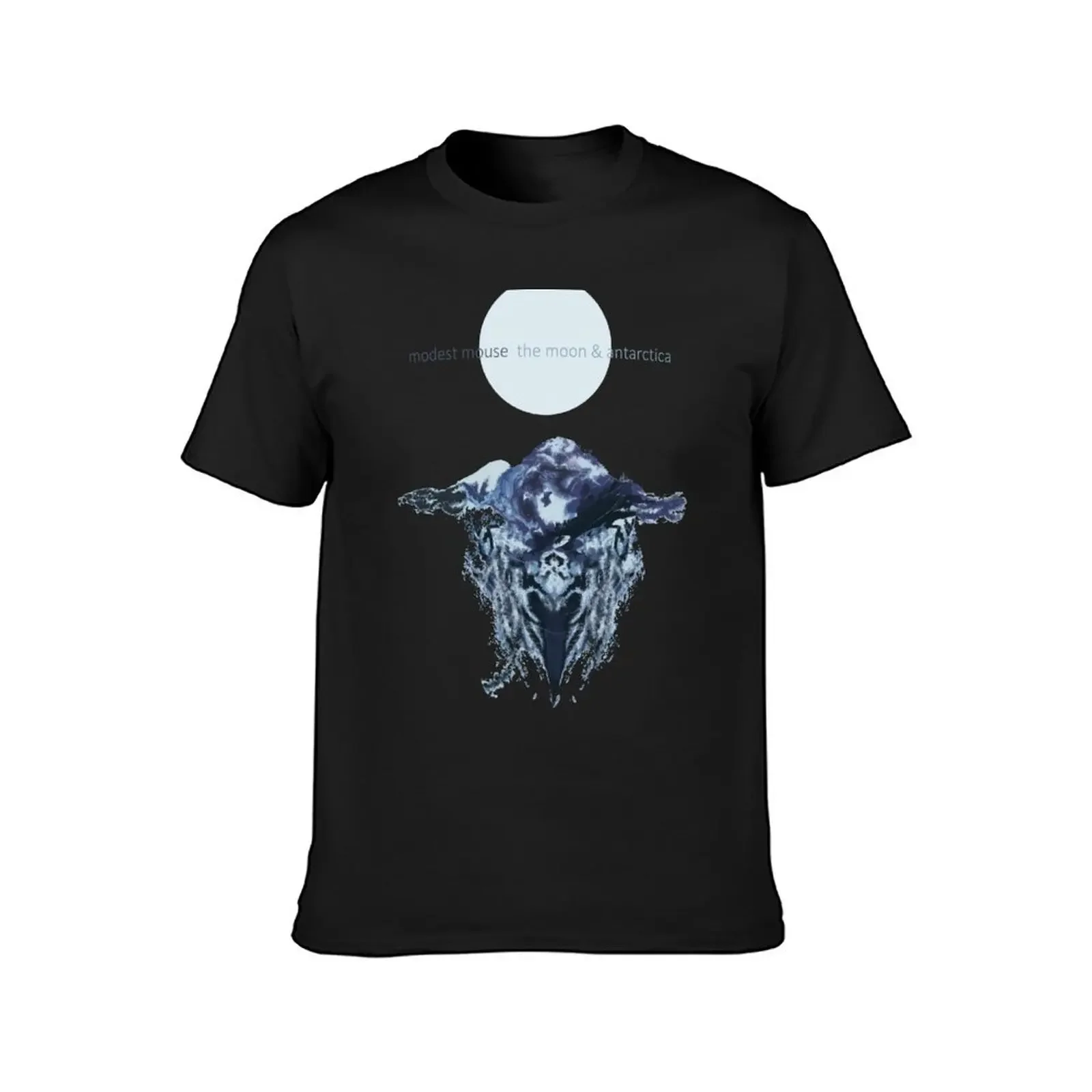 the moon & antarctica T-Shirt funnys anime clothes t shirts men