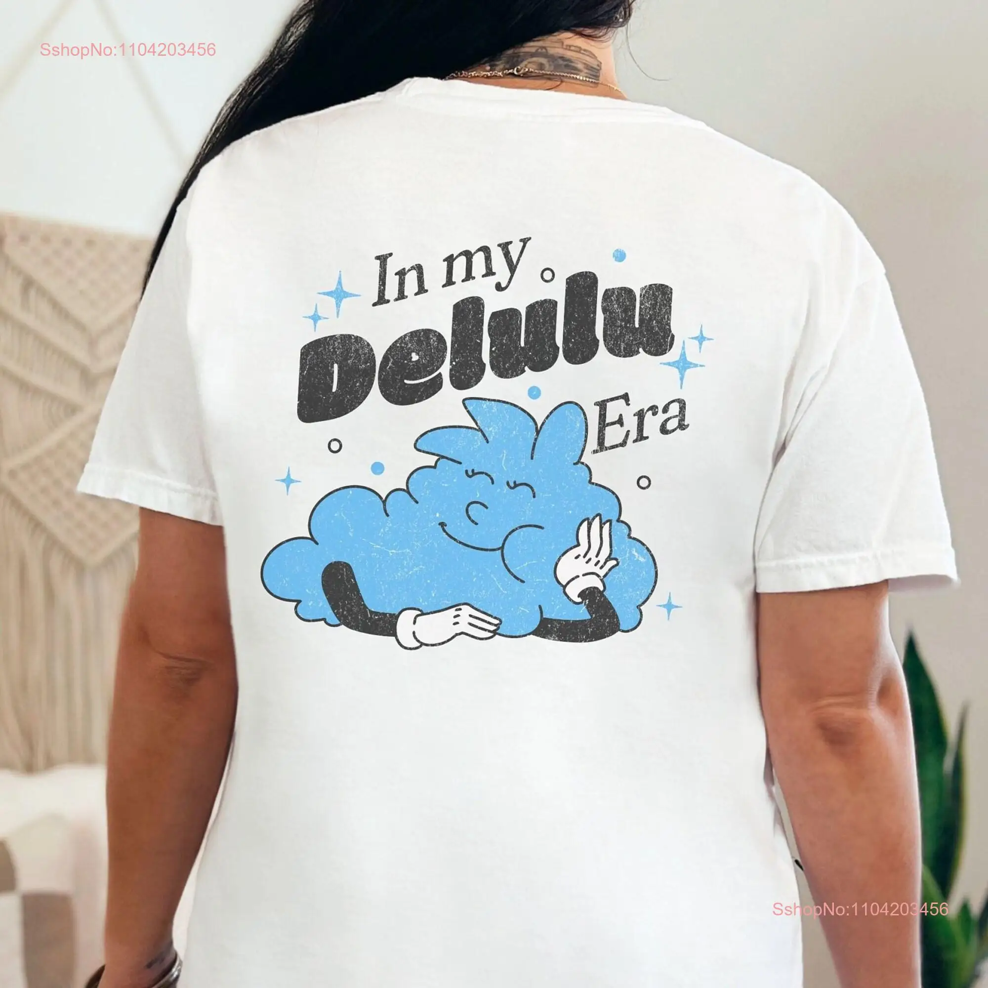 In My Delulu Era T Shirt Comfort Colors Be Kind To Your Mind Self Love Yourself Retro Character That Go Hard