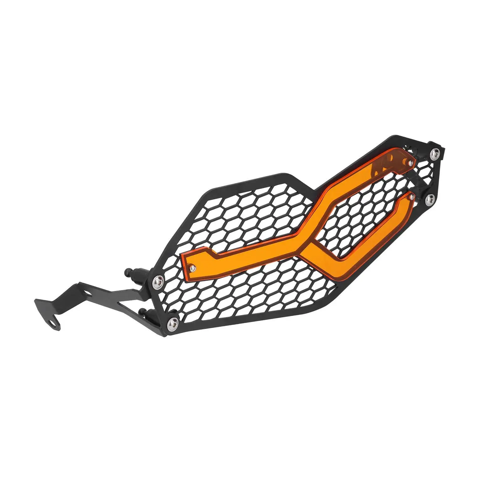 Orange Headlight Dust Cover & Strobe Light Protector for f750gs /F850GS - Acrylic Grill Guard