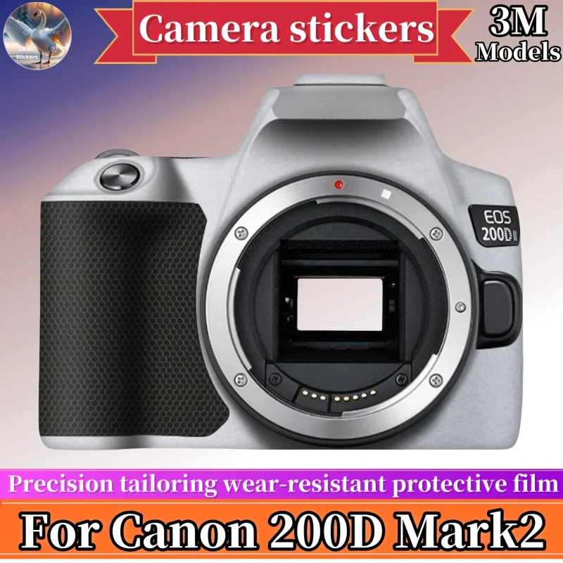 200Dii skins For Canon 200D Mark2 Camera stickers,protective film ,Precision tailoring wear-resistan