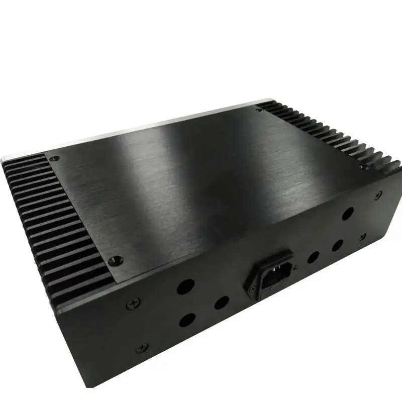 Aluminum Enclosure Double Radiator Audio Power Amplifier Chassis 260W70H166L Factory Price Aluminum Extrusion Shell
