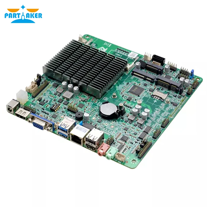 Imagem -02 - Fino Itx Mainboard Itx-b345_j112l Intel Celeron J3455 Quad Core Industrial Placa-mãe Vga hd Lan Fanless Refrigeração