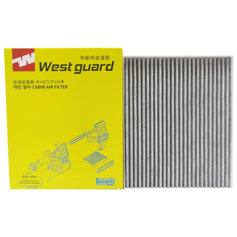 WESTGUARD Activated Carbon Air Cabin Filter For Hyundai IONIQ TUCSON 2015-2020 SPORTAGE 4 2015-2022 97133-F2100 CUK24024 MK5340P