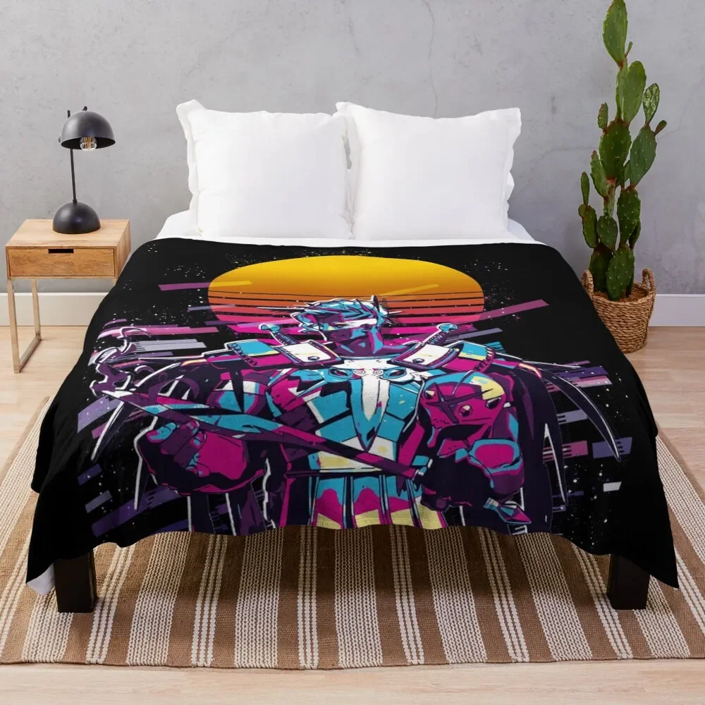 

Ares - Hades (80s Retro) Throw Blanket Spring Fall Cozy Throw Blanket for Couch