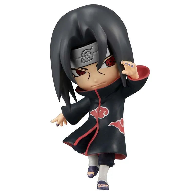 Bandai gacha cápsula caixa cega naruto personagem estilo uzumaki naruto sasuke uchiha itachi anime figura brinquedo para colecionadores