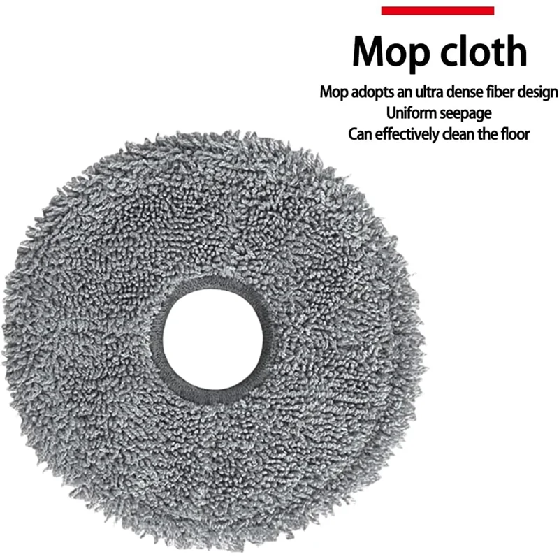 A006-Kit de accesorios Formova P50 Pro Ultra Cepillo Lateral principal Filtros HEPA Almohadillas para fregona Bolsas para polvo