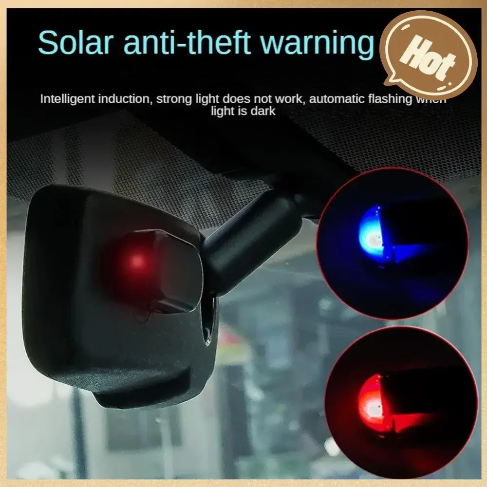 

Solar Powered Simulated Dummy Alarm Super Bright Flashing Imitation Lamp Simulated Car LED Warning Light Anti-Theft Caution Lamp