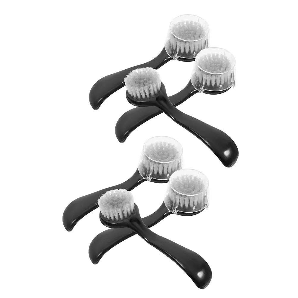 Brosse de nettoyage de la poussière manuelle, 6 pièces, brosse de nettoyage du visage, nettoyage en profondeur, outil d'exfoliation du visage, épurateur de pores, outil de soins de la peau