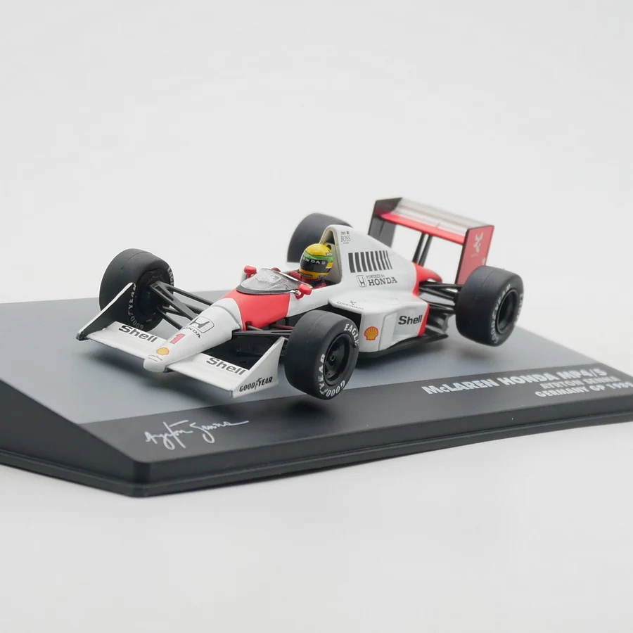 Toy Vehicle Ixo 1:43 McLAREN HONDA MP4/5 AYRTON SENNA GERMANY GP 1989 Diecast Car Model