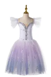 Vestido de Ballet romántico para adultos, tutú para niñas y mujeres, vestido de bailarina, vestido de baile de Ballet de rendimiento, disfraces de baile contemporáneo