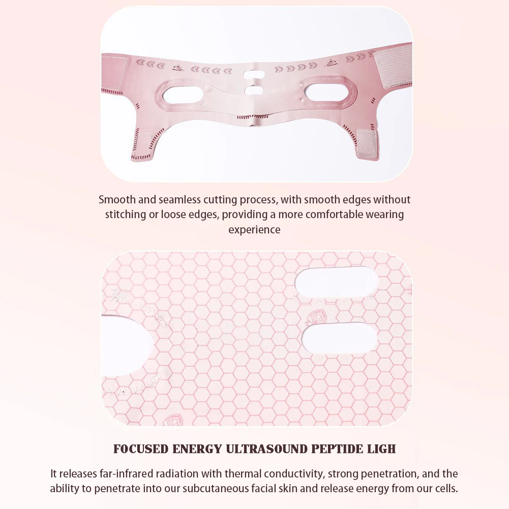 Useful Belt V Line Face Lifting Chin Strap for Sculpting Facial-Contours Double Chin Reducer Facial Slimming Strap for Women