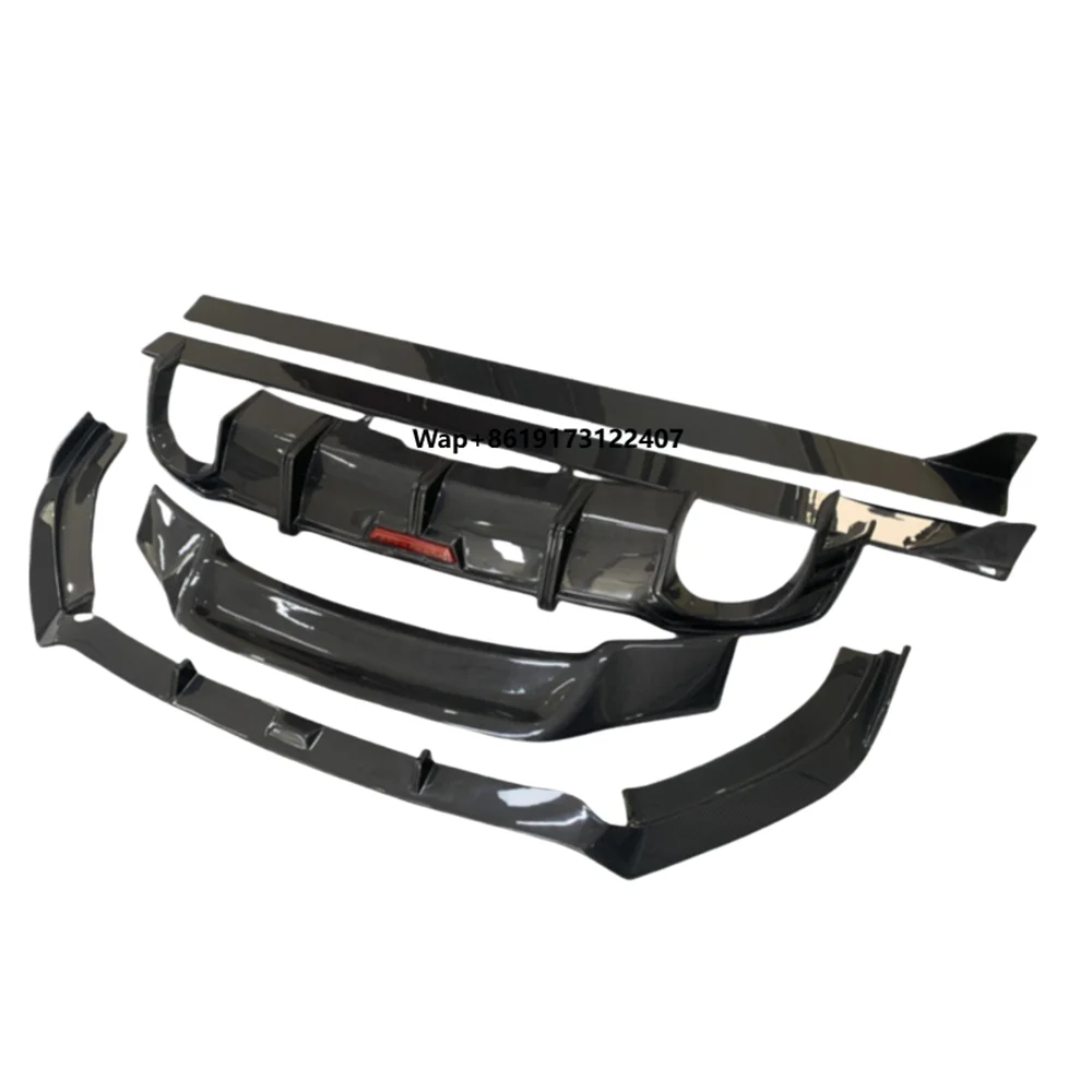 

2017-2019 Carbon Fiber Body Kit Front Lip Rear Diffuser Side Skirt Spoiler for RS5 B9 Sedan Car Bumper Kits