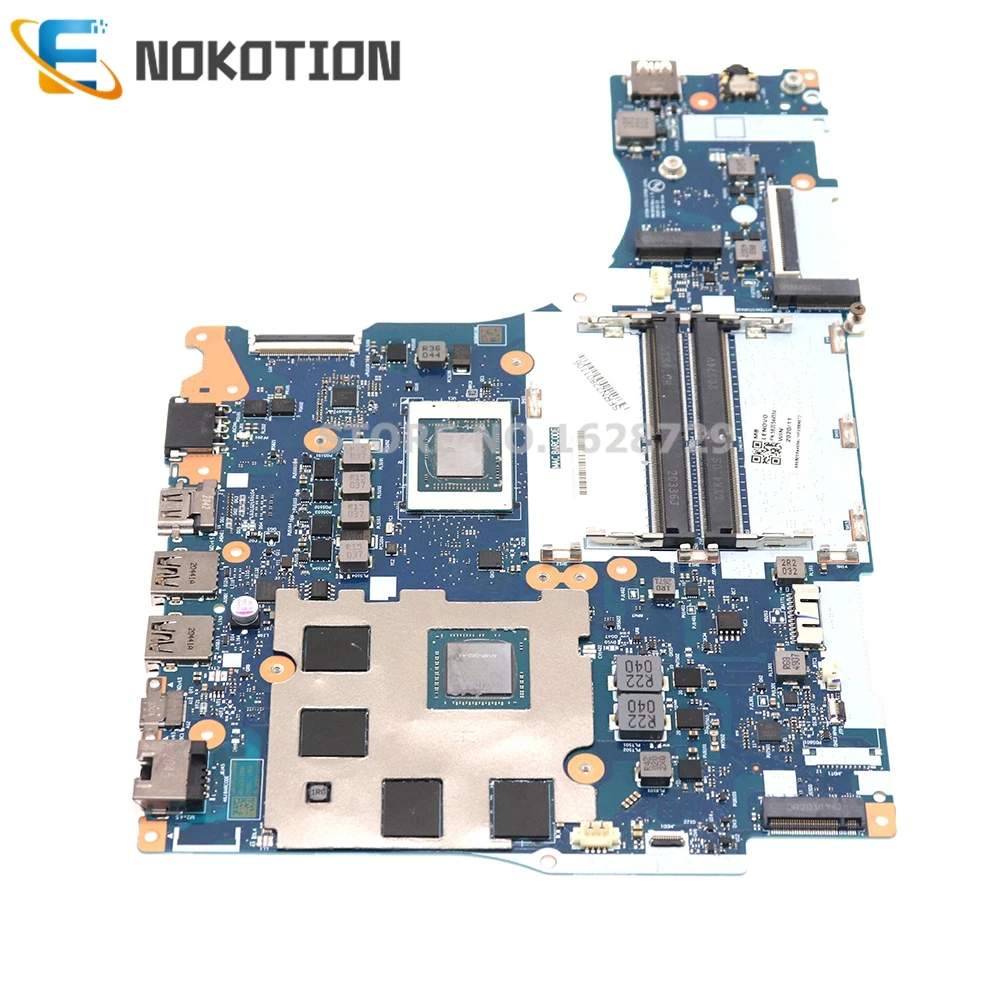 For Lenovo Legion 5 15ARH05 R7000 2020 Laptop Motherboard R7-4800H CPU GTX1650Ti 4GB 5B20S44554 GY55H GY55J GY55K GY55L NM-D041