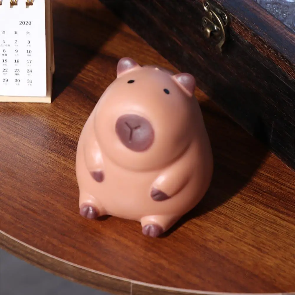 Cartoon Animal Capybara Squeeze Toy Soft Funny Capybara Slow Rebound Toy Novelty Creative Simulation Capybara Decoration