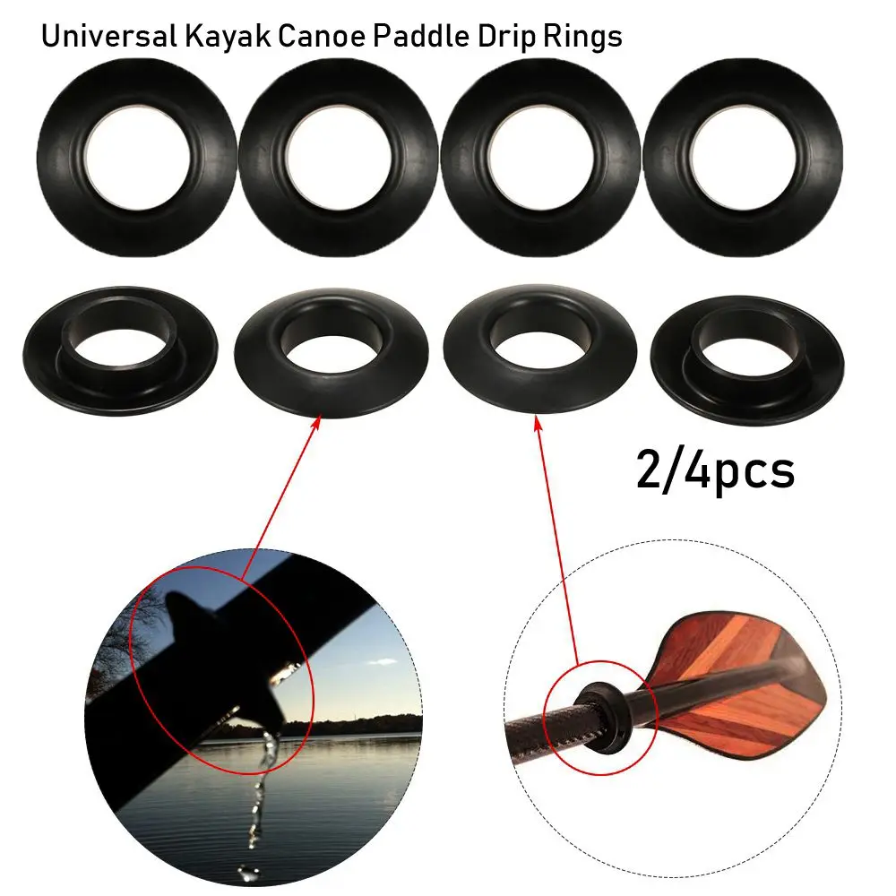 Outdoor Rowing Boat Universal Raft Canoe Propel Paddle Parts Splash Guards Drip Ring Replacement Kayak Oar Accessories