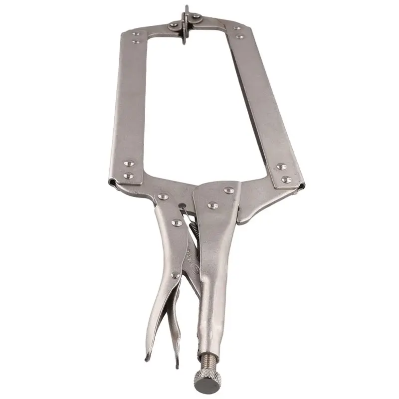 AB13-C Type Fixture Metal Face Clamp Welded Steel Clip Jaw Locking Welding Pliers Woodworking Tenon Positioning Tool
