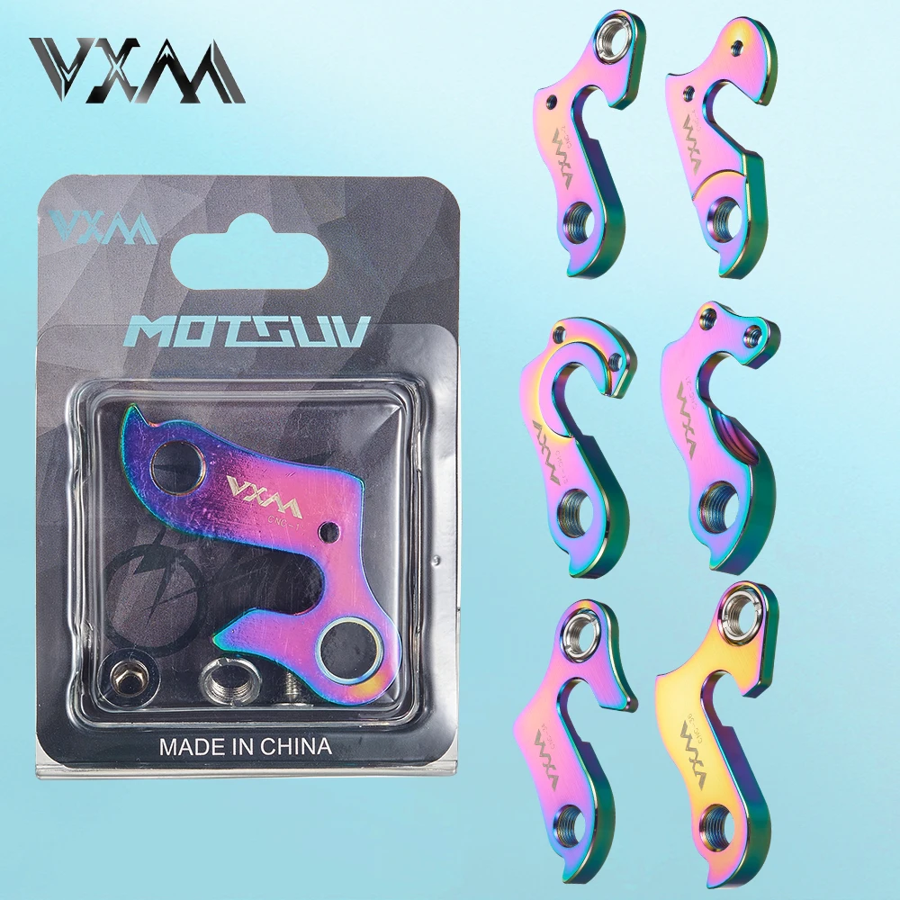 Universal MTB Road Bicycle Hanger,Bike Alloy Rear Derailleur Part, Racing Cycling Mountain Frame Gear Rainbow Tail Hook Parts