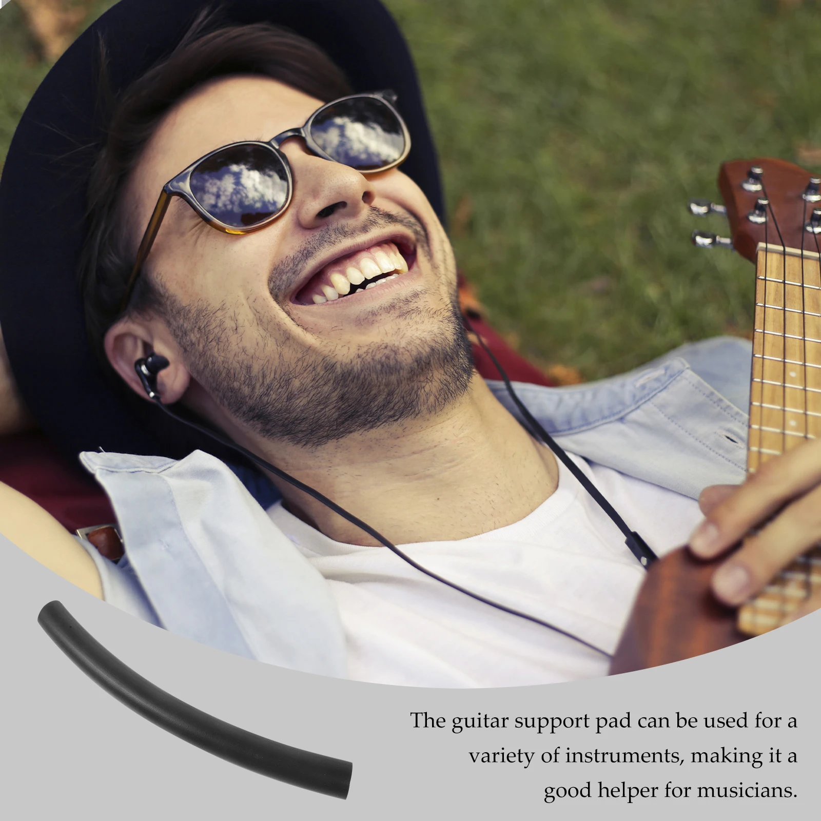 

Guitar Support Classical Acoustic Accessories Strap Adapter Skid Pad Black Holder Balance