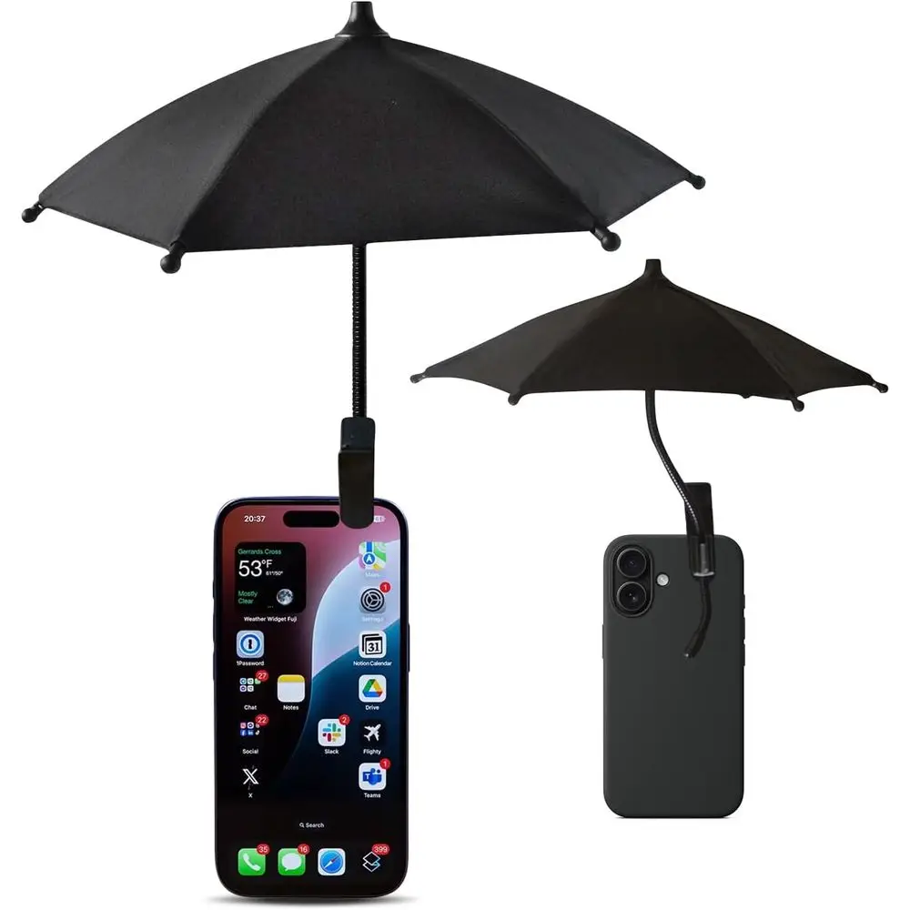 Universal Clip-On Sun Shade for Outdoor Activities, Protects from Sunlight and Glare, Compatible with All Smartphones